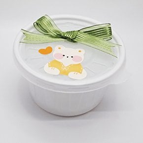 다용도통 5개 일회용도시락 통 일회용 용기 어린이집 소풍 도시락 면회 답레품 생일 피크닉 국통 스프통