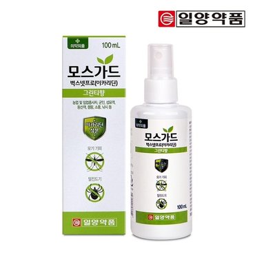 일양약품 모스가드 스프레이(모든연령사용가능,모기,진드기기피/100ml) 1통