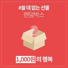 쓸데없는선물 럭키 랜덤박스 싸다 1000원 쓸모없는선물