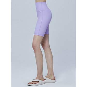 레이지비 멀티텐션 시그니처 쇼츠 4부 레깅스 라벤더