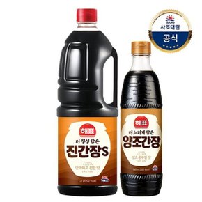 [사조대림] 더정성담은 진간장S 1.8L x1개 +더느리게담은 양조간장 8...