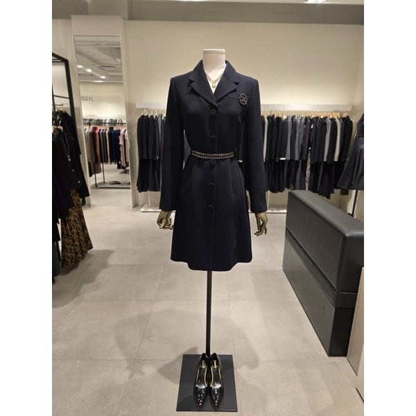 [파주점] 브로치 체커 재킷 원피스 JPCA0OP263