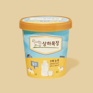 상하목장 아이스크림 밀크 474ml