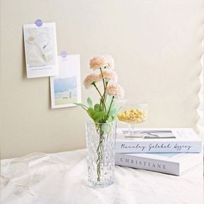 SJ 델리 유리 화병 DSHP27-3B 물결화병 2P[35999113]