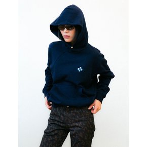 WAVE HOODIE / navy