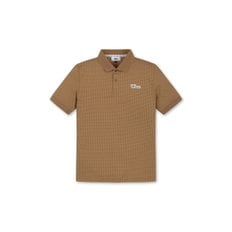 Men Argyle Patterned SS Polo_WMTCA24603BRX