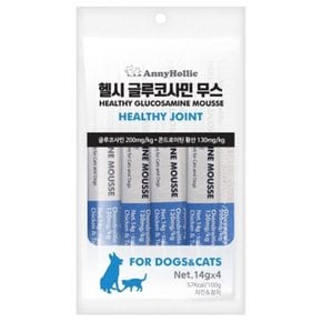 [애니홀릭] 헬시 글루코사민 건강보조제 (치킨&참치/14gx4p)