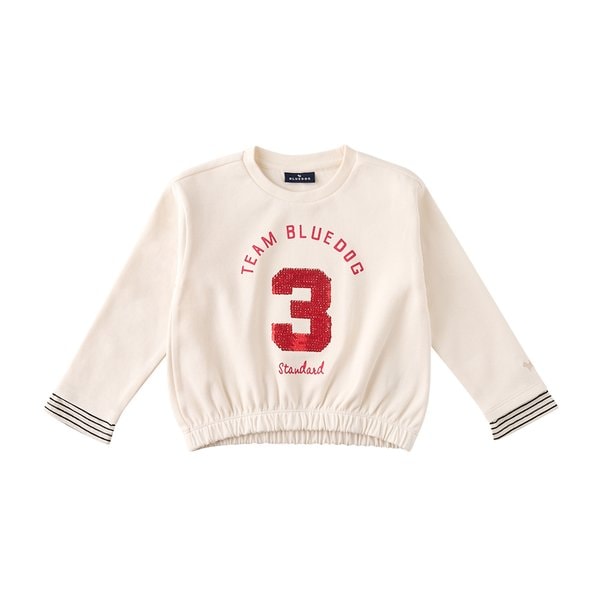 [여주점] [오프라벨 여주점] 블루독 (CR) 시퀸포인트티셔츠 (25175-330-50)