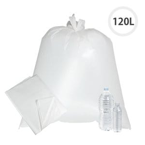  킹스봉 일회용 평판 비닐 봉지 다용도 재활용 봉투 120L (50매)