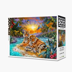 직소퍼즐 500피스 바닷가 호랑이 HP506