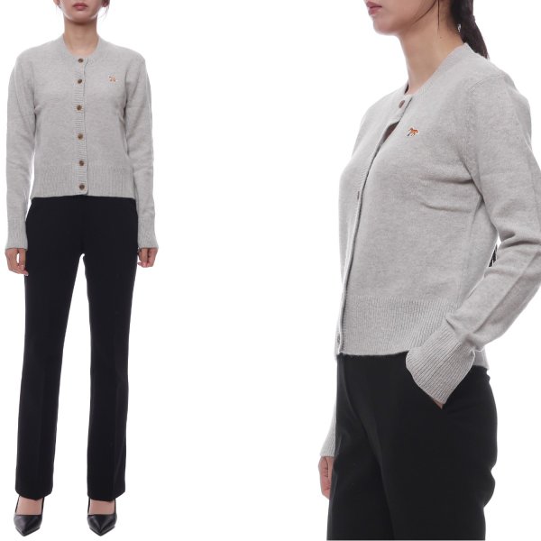 [부산점] 25FW 여성 베이비 폭스 울 가디건 (PW00506KT1006 H120 25F)