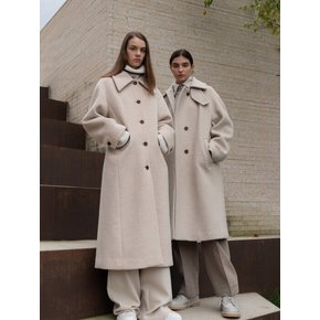 FANCY RVS BALMACAAN HALF COAT(IVORY)