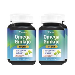 캐나다 오로니아 오메가 징코 Omega Ginkgo 90소프트젤 4개