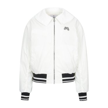 MARTINE GOLF [정상가 418000원]여성 봄버점퍼 O화이트 (QW0EJP10130)