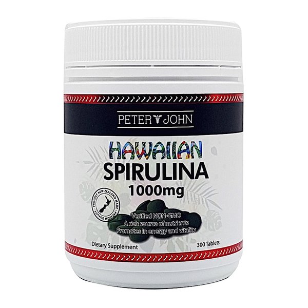 뉴질랜드 피터앤존 하와이안 스피루리나 1000mg 300정