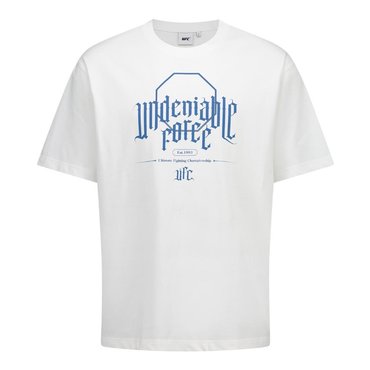 UFC SPORT 스포트라이트Ⅱ 릴렉스핏 반팔 티셔츠 화이트 U2SSV2328WH