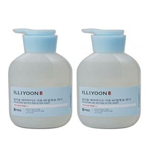 Illiyoon [2개세트] 세라마이드아토 6.0 탑투토 워시 500ml