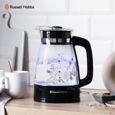 [시크릿특가] 1.7L 대용량 글라스 전기포트 커피포트 RH-26080-70KR