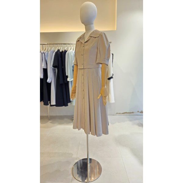 [여주점] [JJ 지고트]여성 볼륨 슬리브 플리츠 원피스 GP5A0OP801