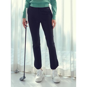 로드로아르 [LCFPL63BK] 엘라스틱 슬림 9부 슬랙스 BLACK