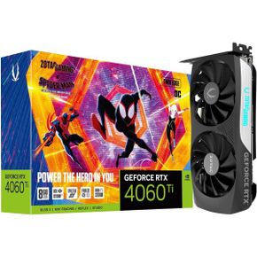 영국 조텍 그래픽카드 Zotac Gaming GeForce RTX 4060 Ti 8GB Twin Edge OC SpiderMan Across Th