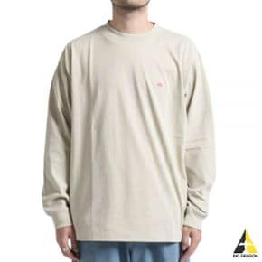 DANTON 단톤 Crew Neck T-Shirts LS (DTC0200-TCB-GREIGE) (크루넥 롱슬리브 티셔츠)