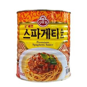  [오뚜기]오쉐프 스파게티소스 3kg (캔) 6개