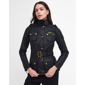 26SS 여성 블랙 B.Intl Ladies International 왁스 자켓 URJA6E301BK