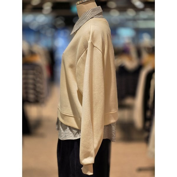 [파주점] 랩 셔츠배색 레터링 맨투맨 AS7XT166