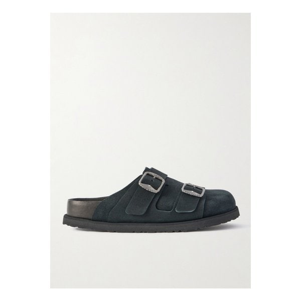 222 웨스트 버클 스웨이드 클로그 블랙 46376663162939133