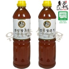 두레촌 강봉석 명인 쌀조청 (1.3kgx2개) 물엿/쌀엿/올리고당