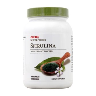 GNC 지엔씨 스피루리나 500mg 100캡슐 미국직구