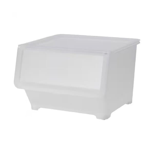 FIRRA 피라 수납함+뚜껑 44.5x42x31cm/분리수거함/정리함/서랍장/리빙박스/의류보관