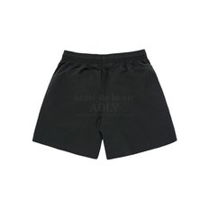 BASIC LOGO SWIM SHORT PANTS (M) BLACK 베이직로고 남성스윔숏팬츠 블랙