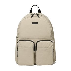 투 포켓 데일리 백팩 베이지 CO2507BP03BE