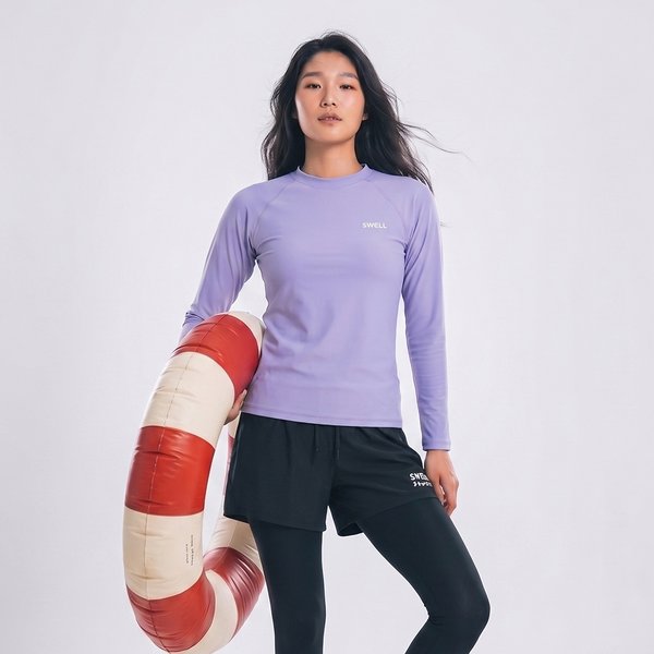 [파주점] 커플 래쉬가드 세트 남녀 수영복 상하세트 긴팔 반바지 비치웨어