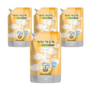 아이깨끗해 순 핸드워시 파우더향 리필 450ml 4개