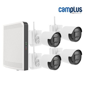 직접설치 CCTV 세트400만화소 캠플러스무선8채널4카메라CT-4AB804-2T(BC-484)배터리형 코스트코CCTV