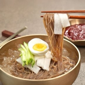 메밀물냉면 4인분(메밀면 400gx2팩 +육수 340gx4팩)