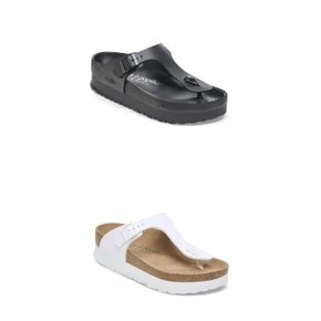 버켄스탁(BIRKENSTOCK) GIZEH  지제 PAP 플렉스 플랫폼2 3034101101 2종 1택