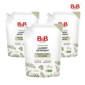 유아 비건 세탁 섬유세제 리필형 1500ml X 3개
