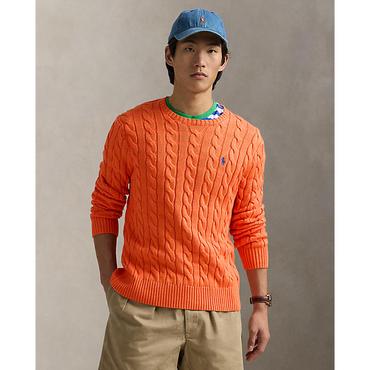 폴로 랄프 로렌 남성 케이블 니트 코튼 스웨터(MNPOSWE16822176800)