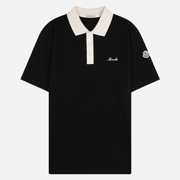 [시흥점] [몽클레어]6S 8A00003 89A16 999 남성 로고 피케 폴로 셔츠 블랙