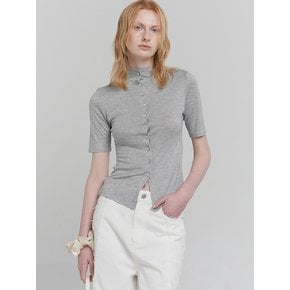 TURTLENECK T-SHIRT [GREY]