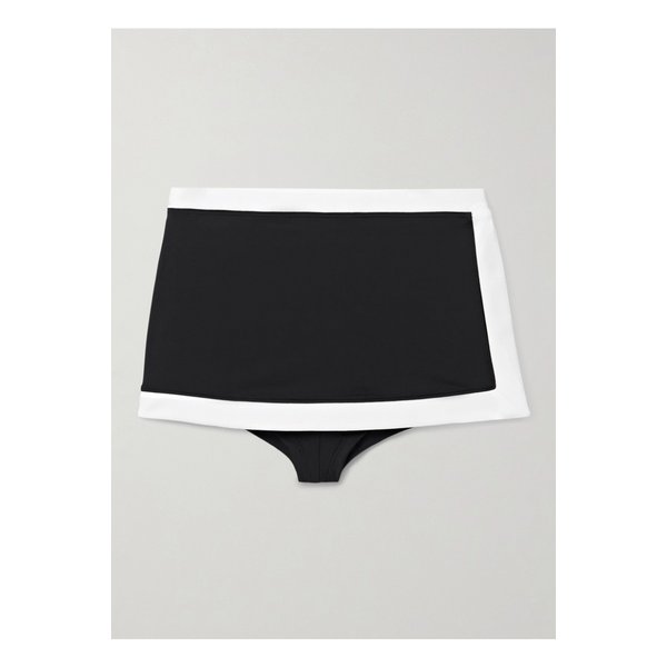 스타우드 넬 레이어드 투톤 비키니 브리프 블랙 46376663162863392