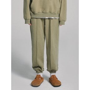 JOGGER SWEAT PANTS khaki (기모)