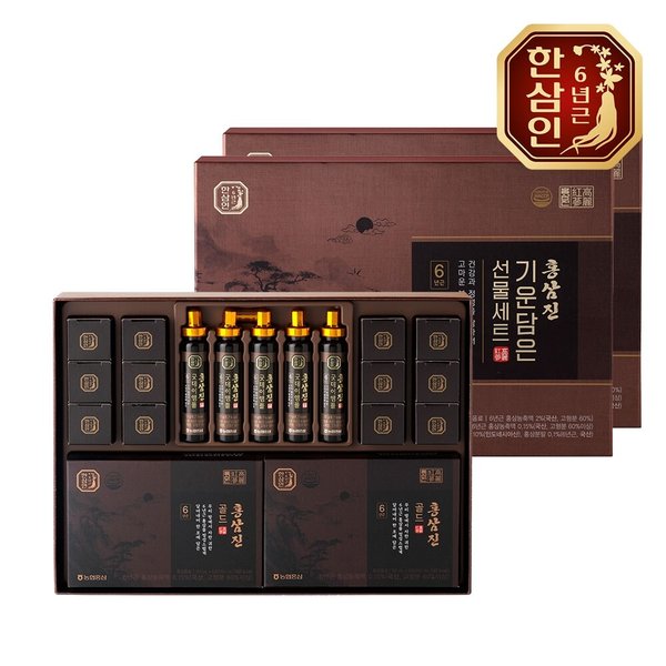 [농협홍삼] 한삼인 홍삼진 기운담은 선물세트 2세트+쇼핑백