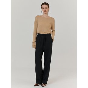 Linen resort pants (Black)