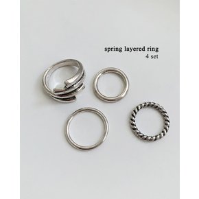 Spring layered ring set R 36