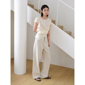 Wrap-Tie Blouse (2color)
